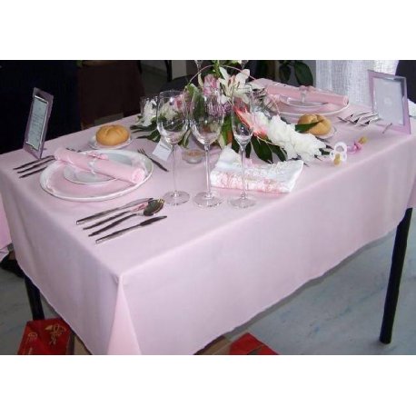 Ubrus bledě růžový