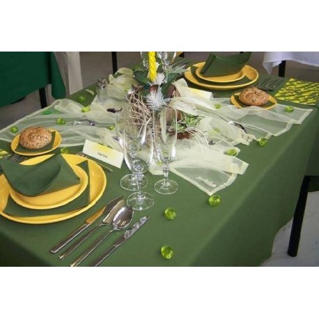 Obrus vojenská zelená