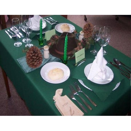 Obrus lesnícka zelená