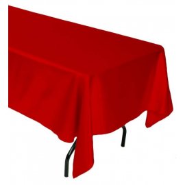 Obrus saténový červený