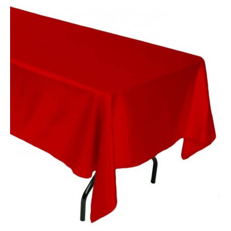 Obrus saténový červený