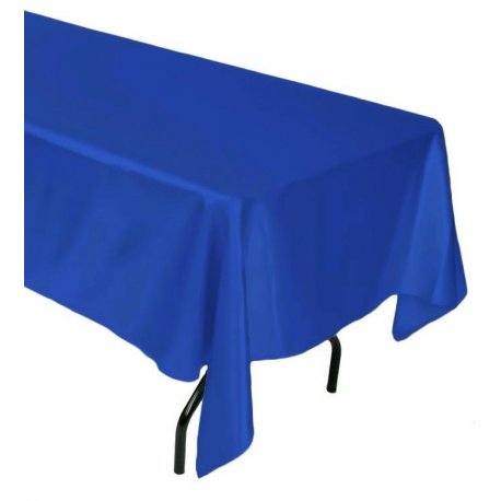 Obrus saténový kráľovska modrá