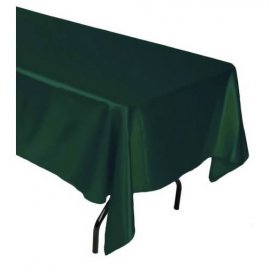 Obrus saténový lesnícka zelená