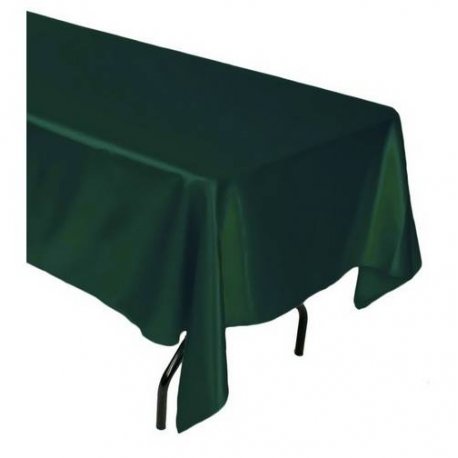 Obrus saténový lesnícka zelená