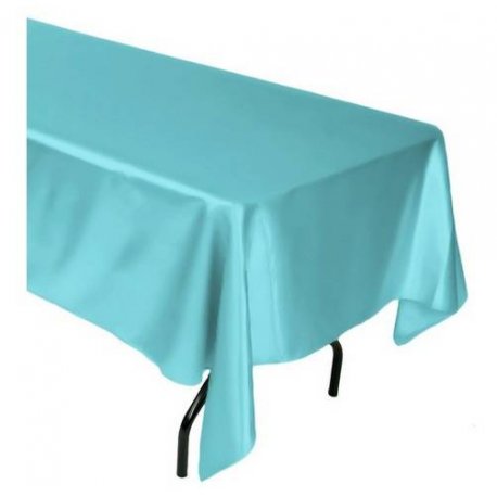 Obrus saténový tyrkys