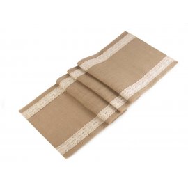 Jutový běhoun na stůl