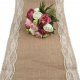 Jutový běhoun na stůl - smetanový