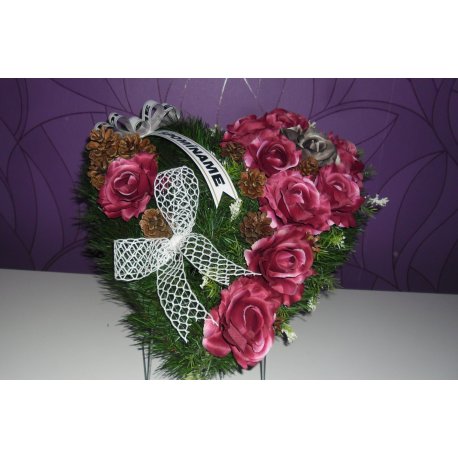 Vzpomínkový věnec srdce