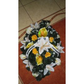 Vzpomínkový věnec elipsa