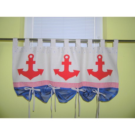 Záclona kotva s voálem II