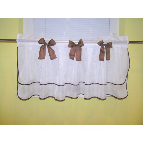 Voálová záclona Martina - vitrážková