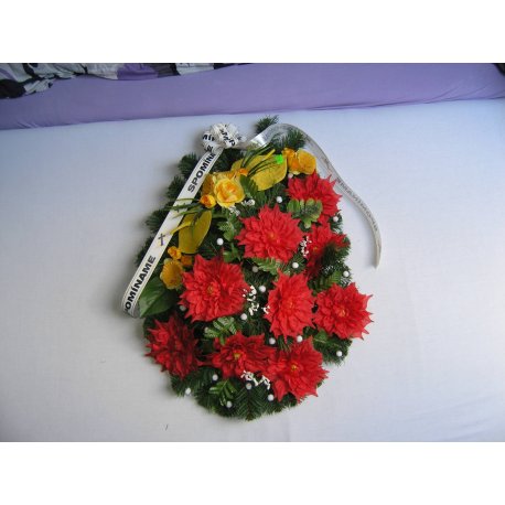 Vzpomínkový věnec list