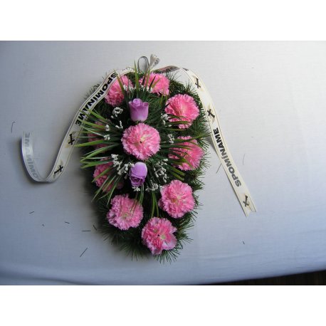 Vzpomínkový věnec list