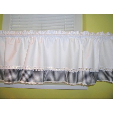 Záclona Dáša modrá