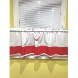 Záclona Dáša červená 