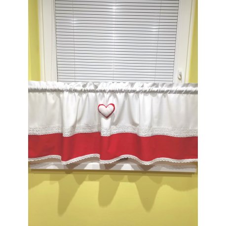 Záclona Dáša červená 