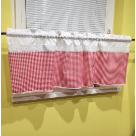 Záclona Jolana červená