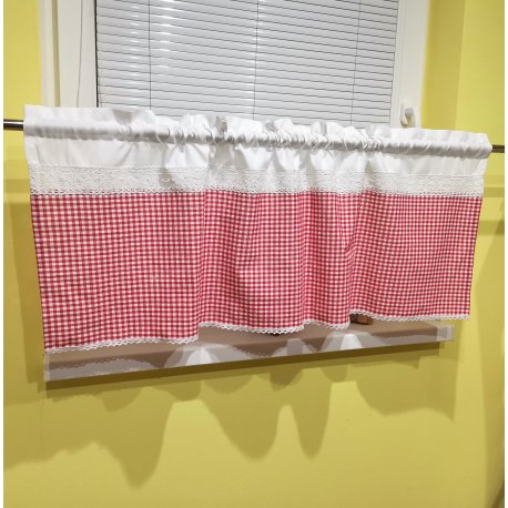 Záclona Jolana červená