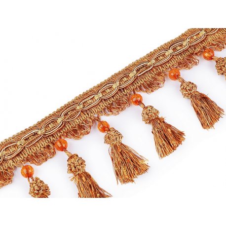 Třásně - měděné 