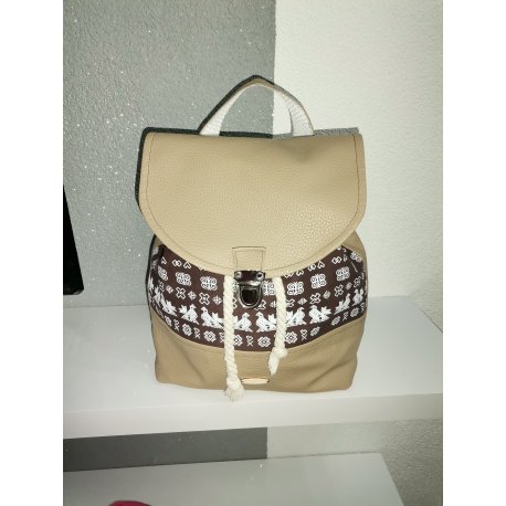 Ruksak Čičmany - hnedý