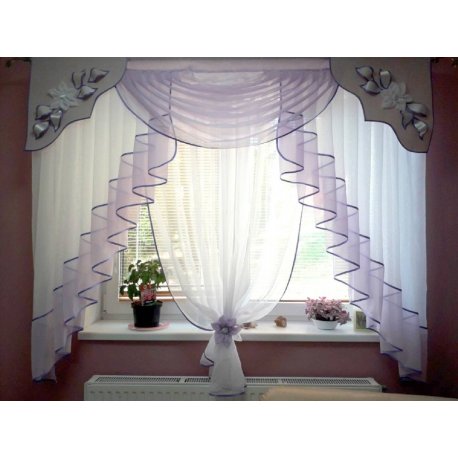 Záclona Lusy fialová