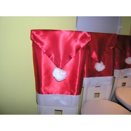 Návlek na stoličku červený 