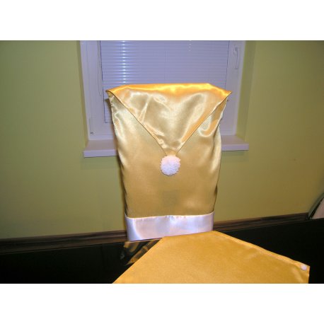 Návlek na židli zlatý