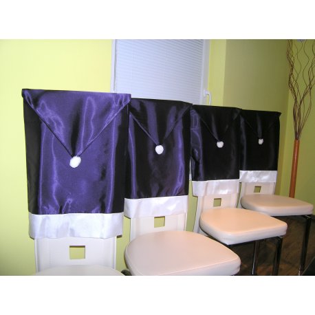 Návlek na stoličku fialový