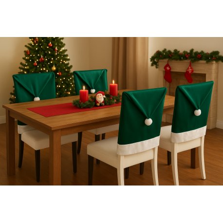 Návlek na židli smaragdový